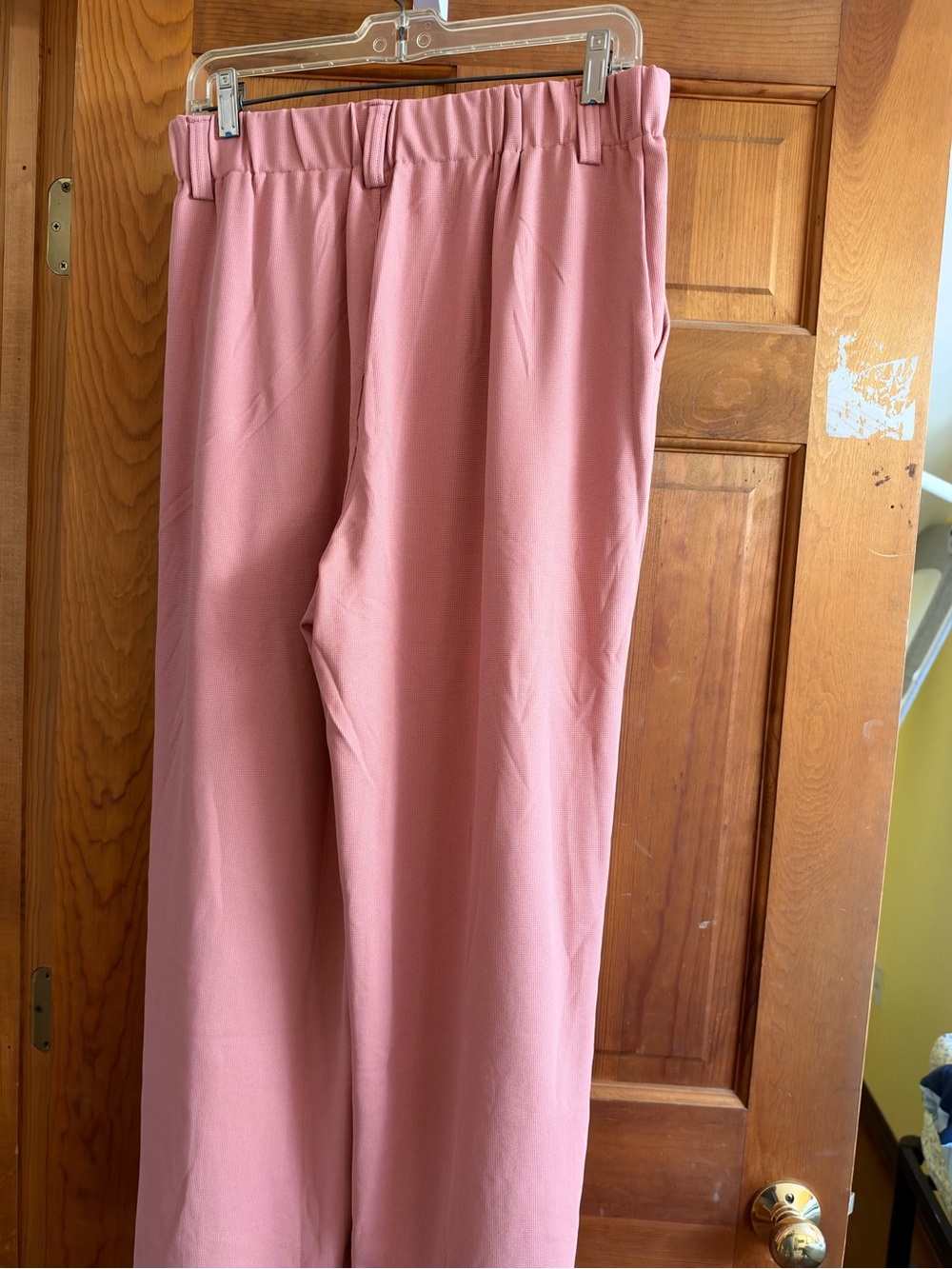 HALARA Men's Dusty Rose Straight-Leg Dress Pants
